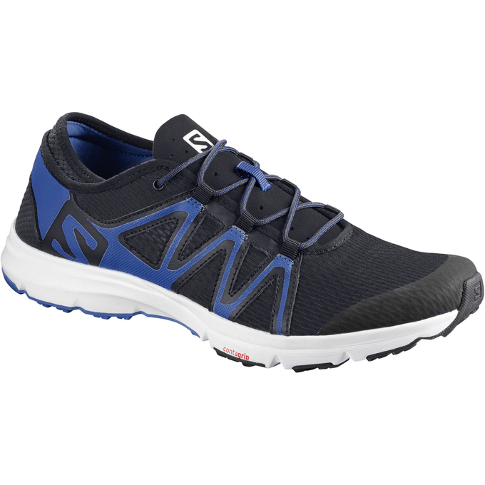 SALOMON CROSSAMPHIBIAN SWIFT Philippines - Men's Water Shoe - Black/Blue | 087169-EUN
